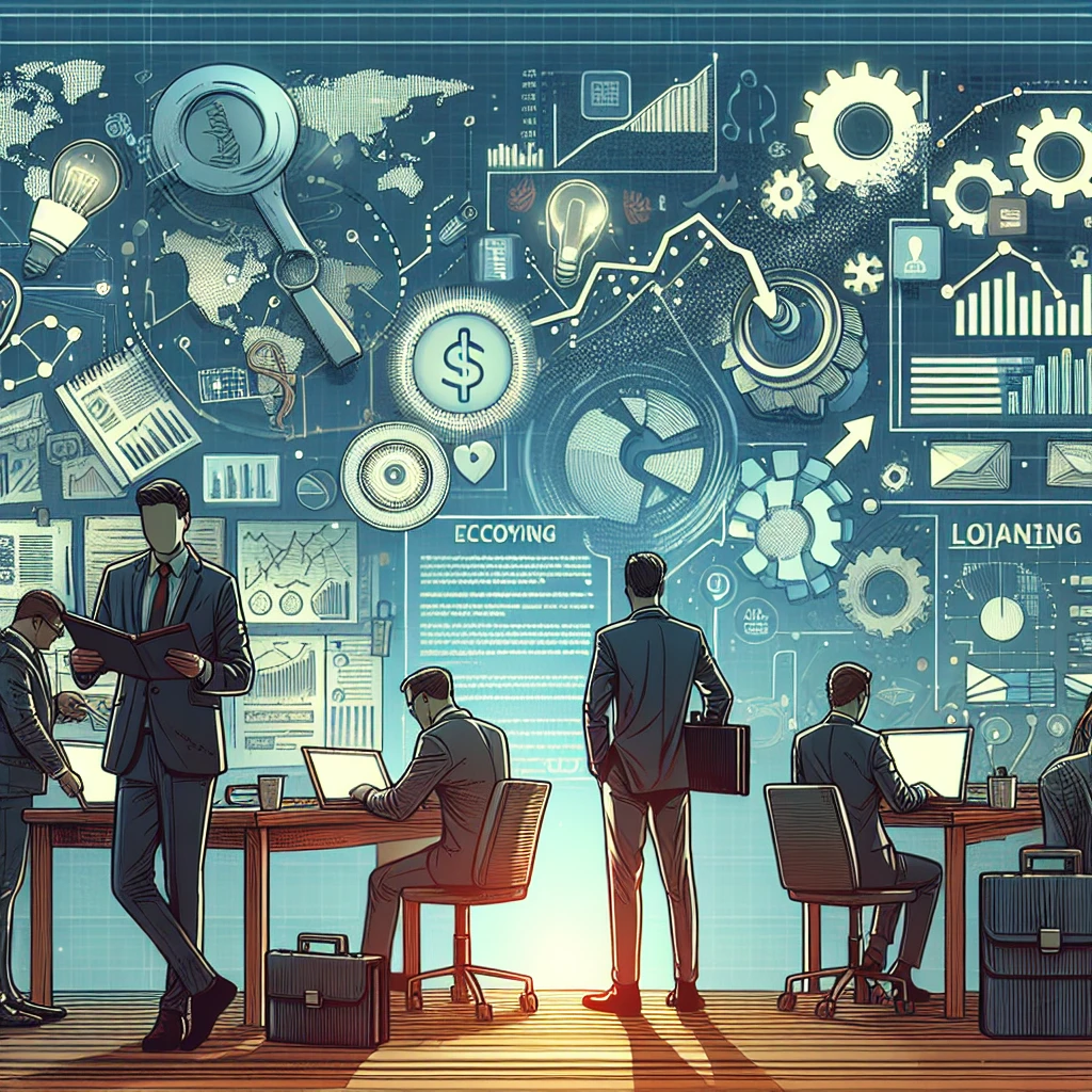 Economic marketing concept illustration