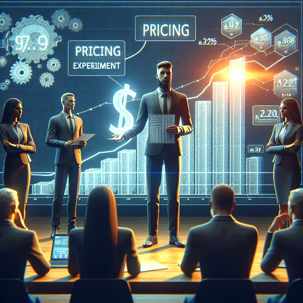 Presentation of pricing experiment results